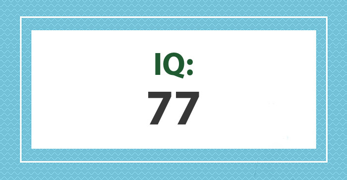 77 Intelligence level—a certificate